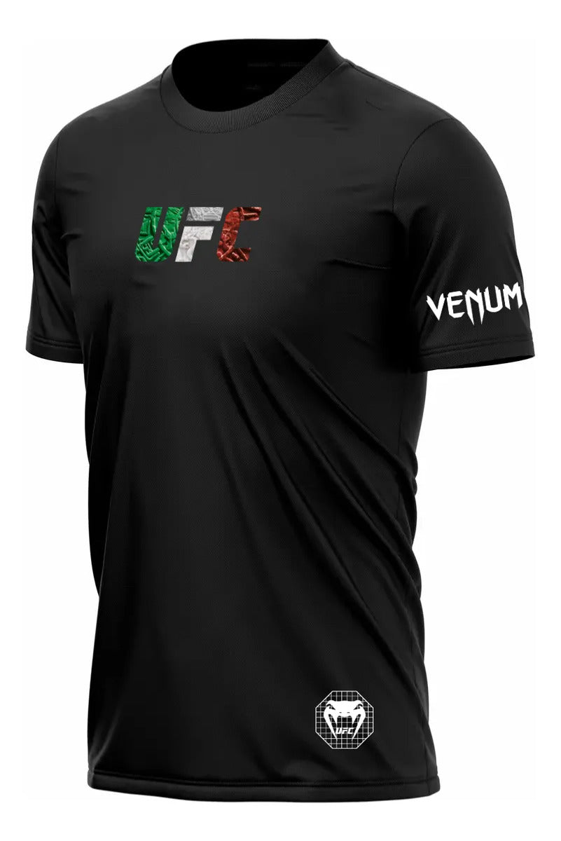 Playera Algodón Ufc Venum Octa Mma Box Muay Thai Kick Boxing