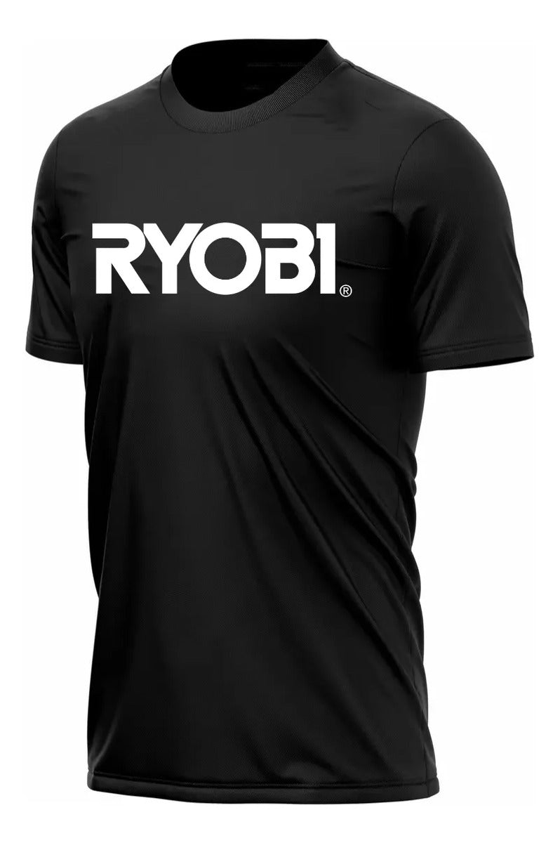 Playera Ryobi Herramientas Negro Logo Ch