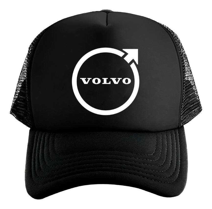 Gorra Volvo Coche Vehículo Automovilismo Negro Ajustable Volvo