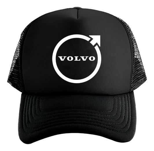 Gorra Volvo Coche Vehículo Automovilismo Negro Ajustable Volvo