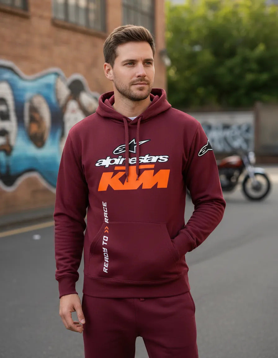 Sudadera Alpinestars Ktm Xg Rojo Logo