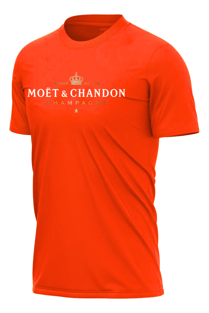 Playera Möet & Chandon Champagne Bebida Lujo Elegante Moda