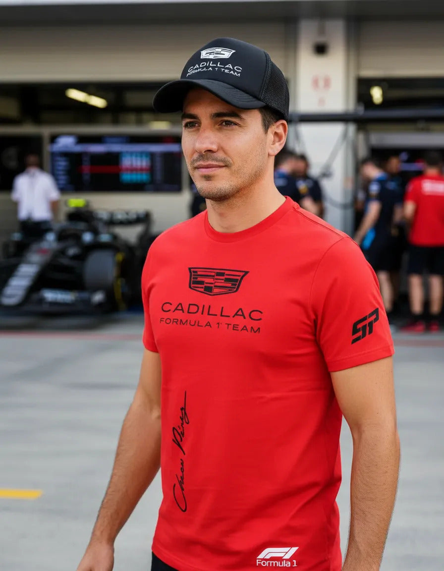 Playera Y Gorra Cadillac Formula 1 Team F1 Automovilismo
