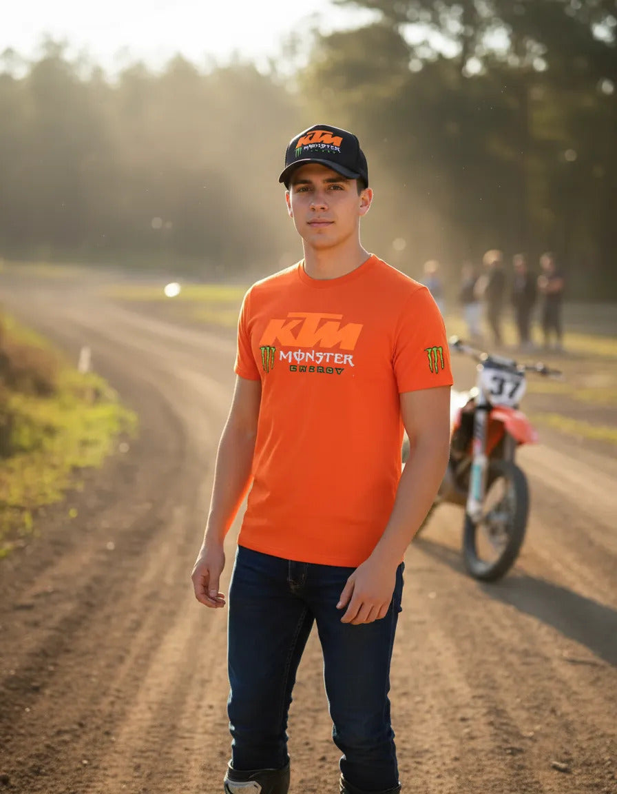 Playera Y Gorra Ktm Monster Energ Off Road Motocross