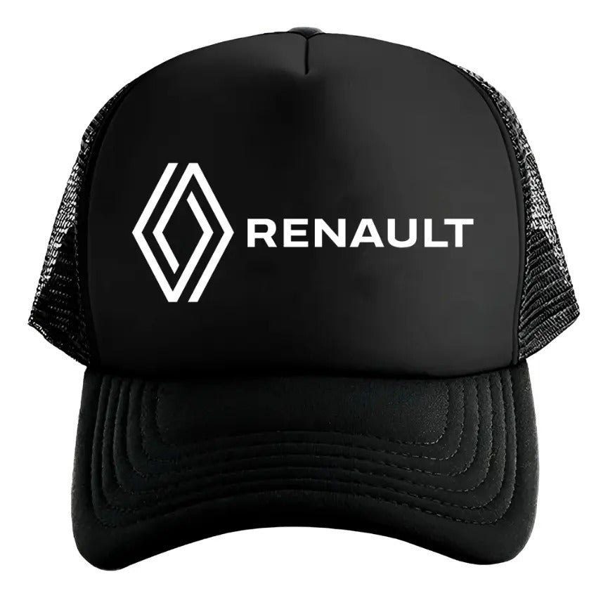 Gorra Renault Coche Vehículo Automovilismo Negro Ajustable Renault