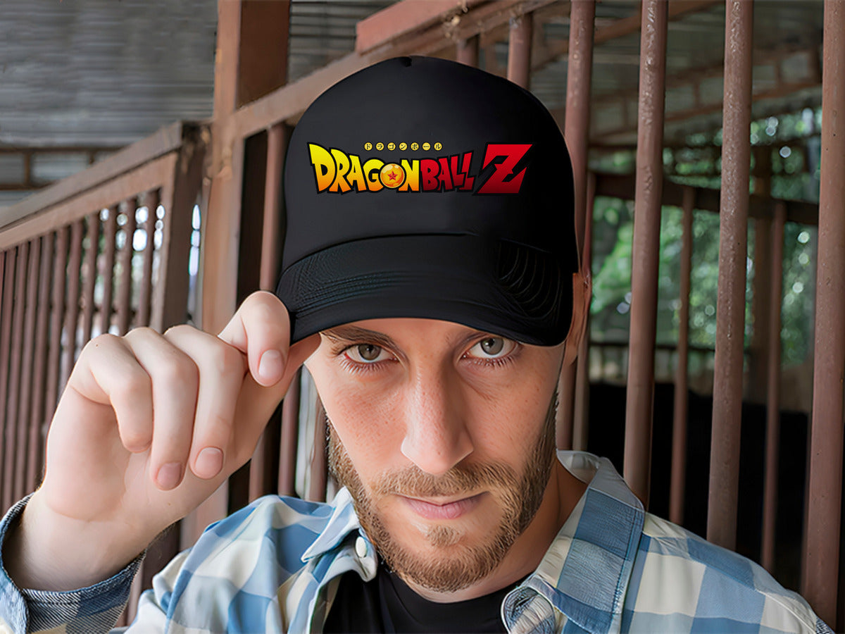 Gorra Dragon Ball Z Anime Gokú Vegeta Gohan Negro Ajustable Dbz