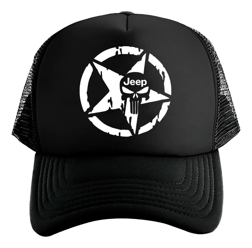 Gorra Trucker Jeep Wrangler Coche Vehículo Automóvil Carro
