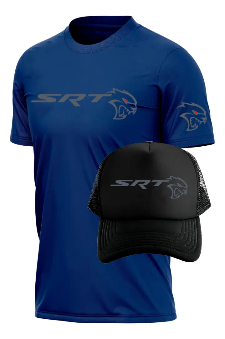 Playera Y Gorra Hellcat Dodge Srt Challenger Automovilismo