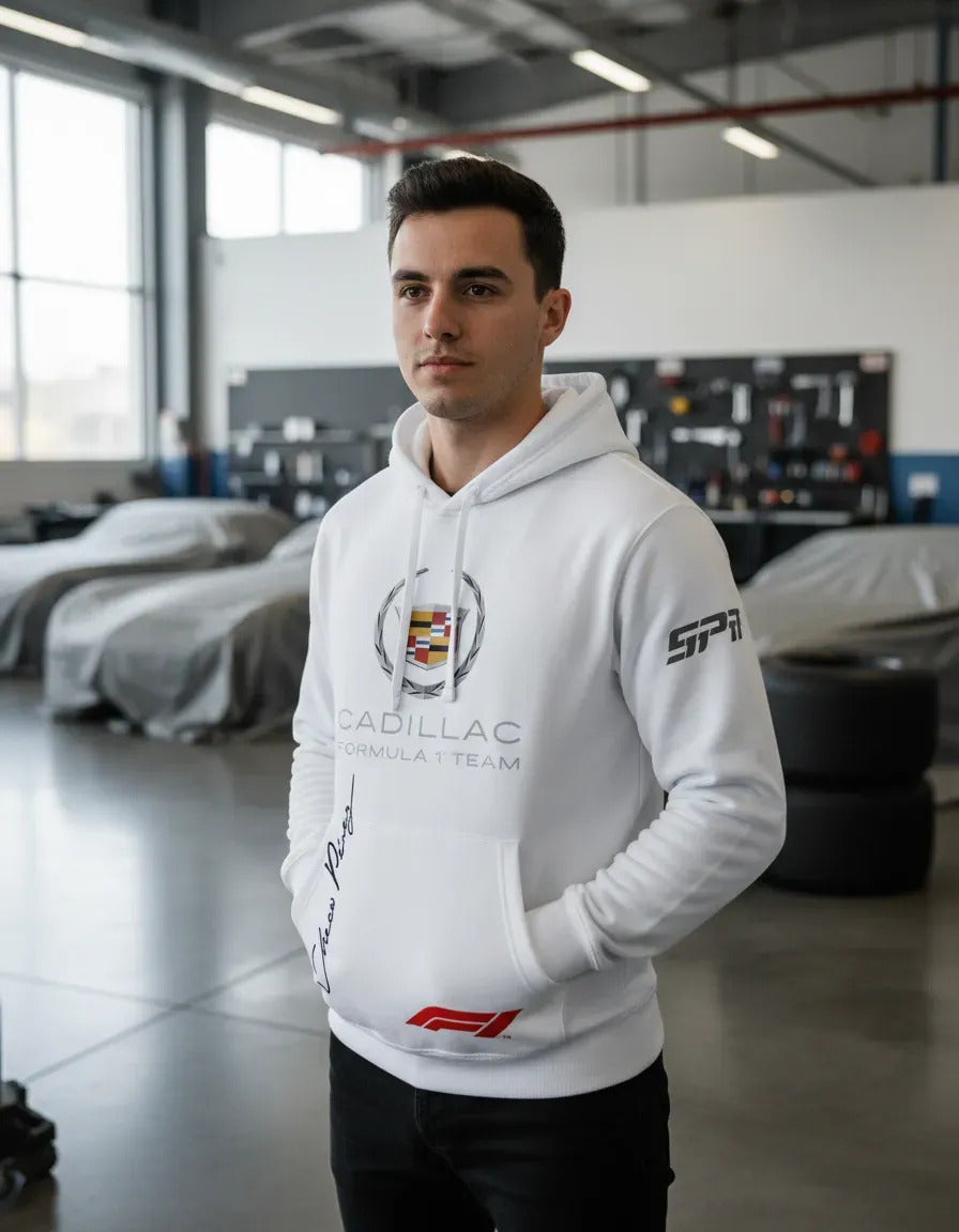Pack Playera Sudadera Gorra Mochila Cadillac Formula 1 Team