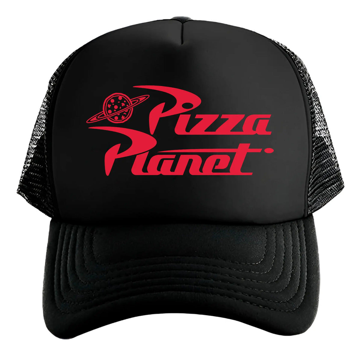 Gorra Pizza Planet Toy Story Disney Pixar Negro Ajustable Pizza