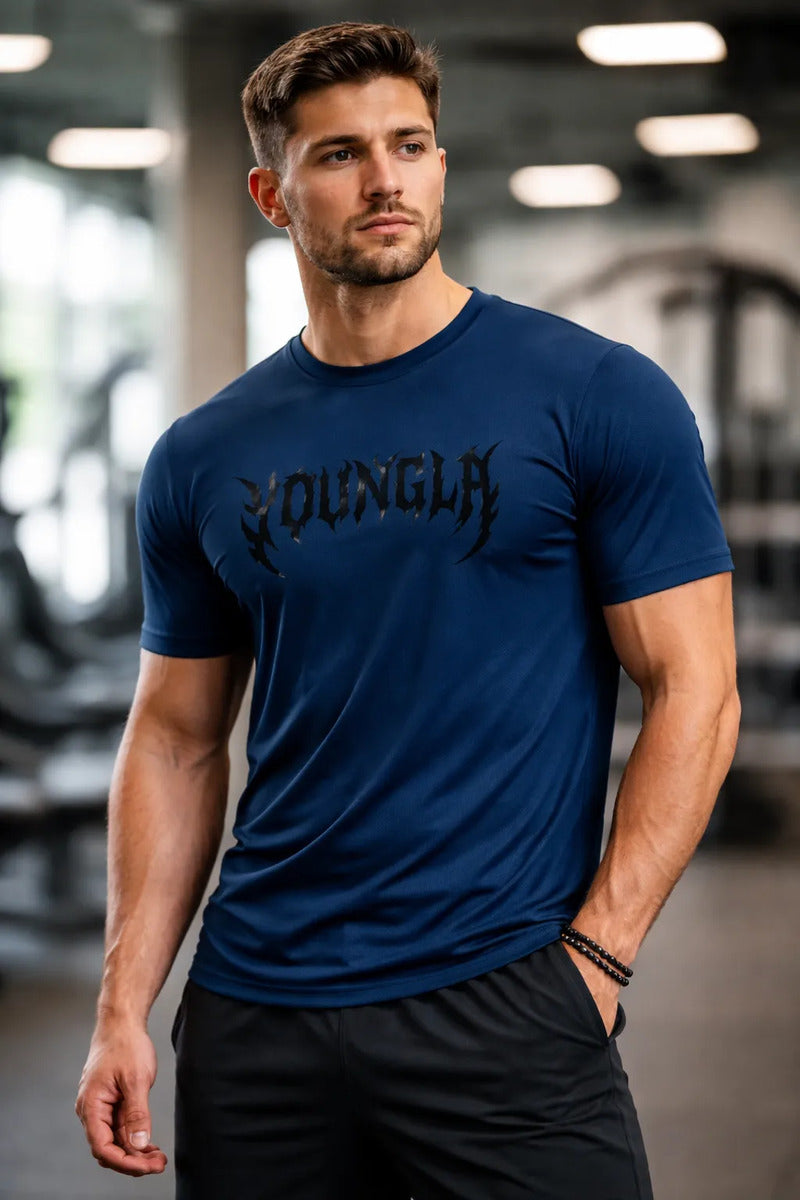 Playera Deportiva Youngla Entrenamiento Fitness Gym Running