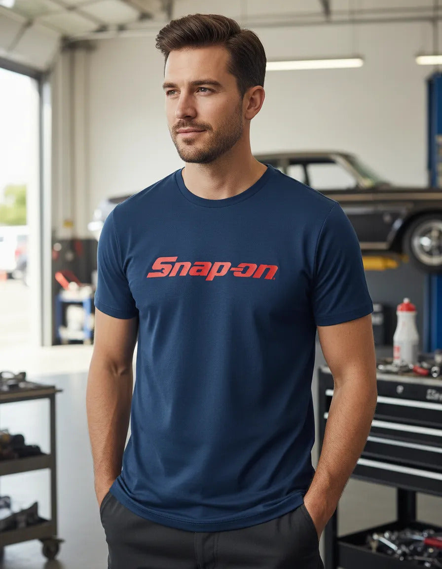 Playera Snap On Herramientas Azul Logo Xg