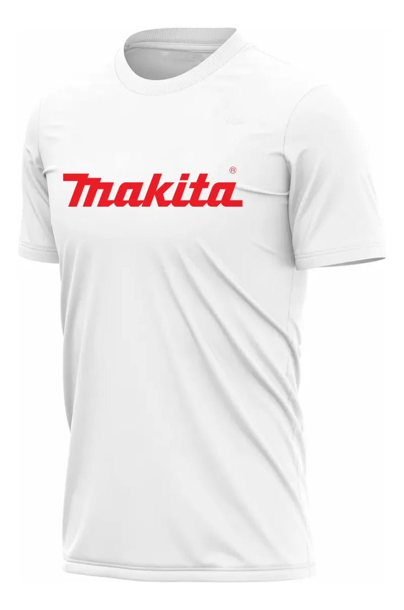 Playera Makita Herramientas Blanco Logo M