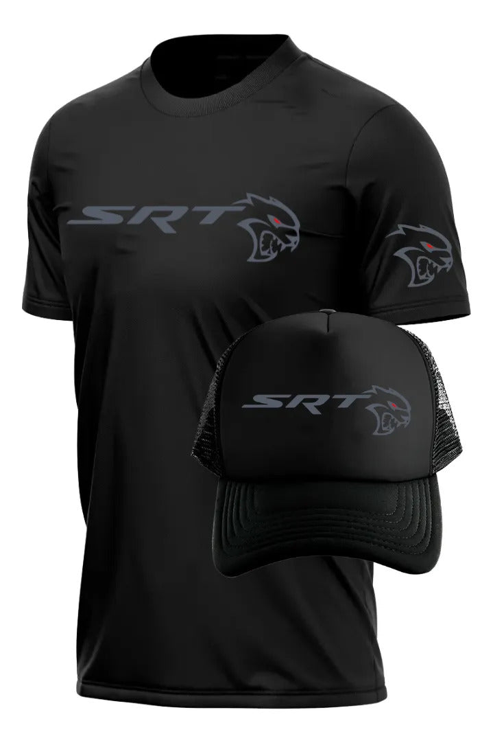 Playera Y Gorra Hellcat Dodge Srt Challenger Automovilismo