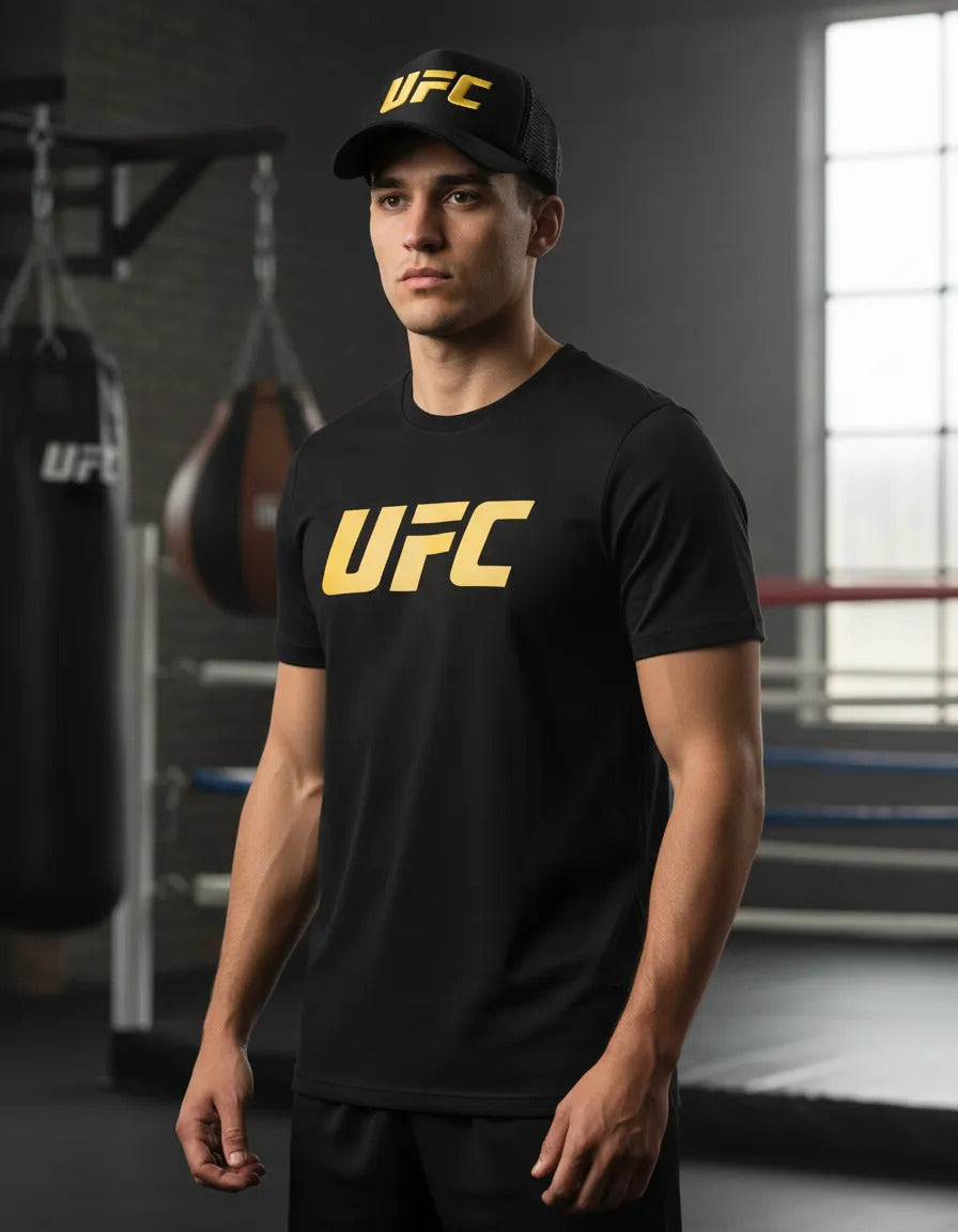 Playera Y Gorra Ufc Ultimate Fighter Championship Mma Box Jj