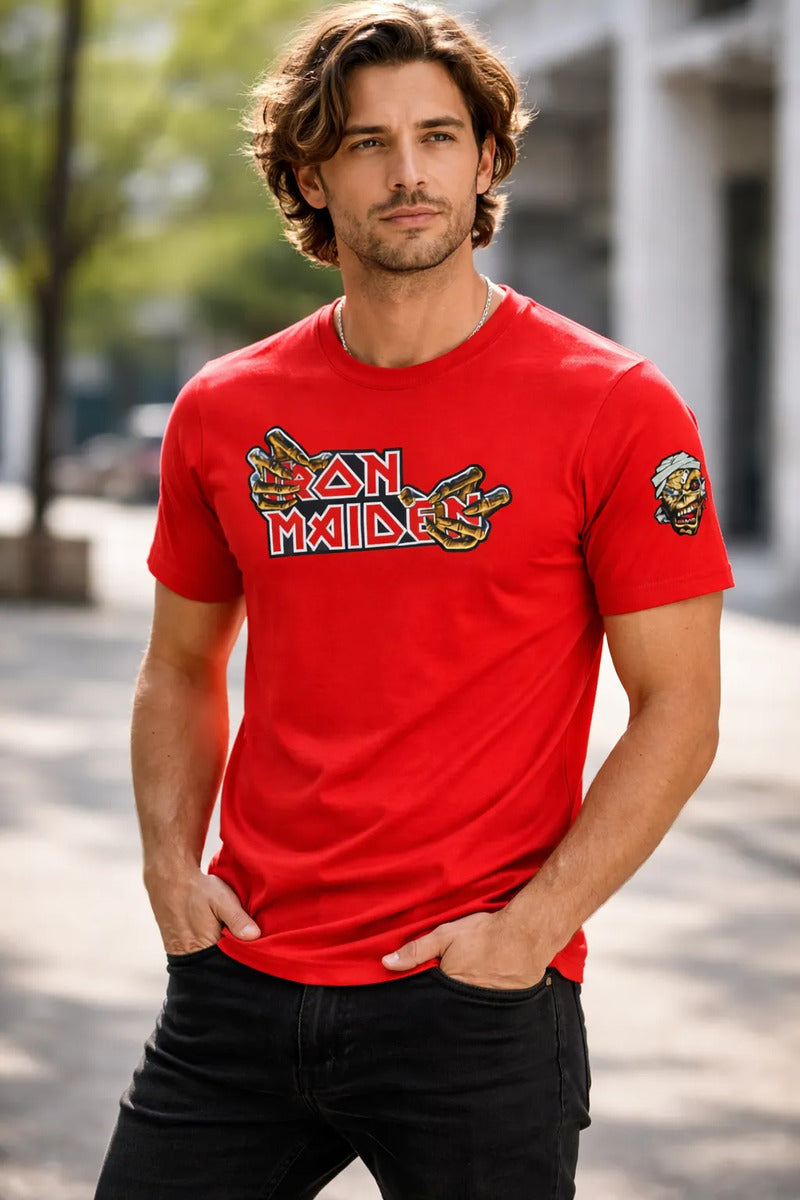 Playera Iron Maiden Música Rock Heavy Metal