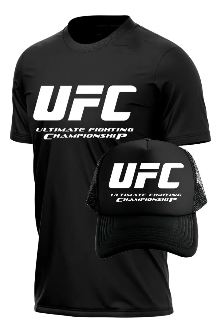 Playera Y Gorra Ufc Ultimate Fighter Championship Mma Box Jj