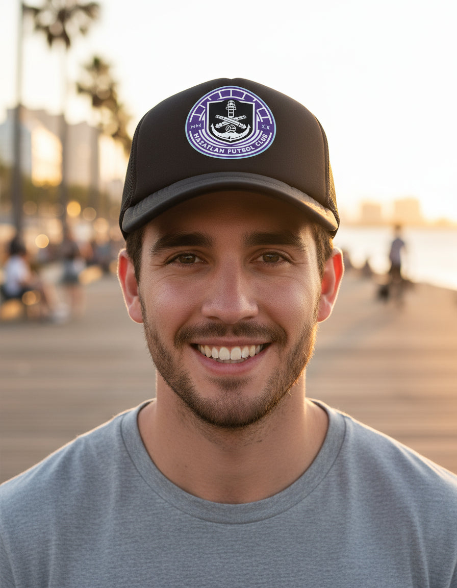 Gorra Mazatlán Fútbol Club Fifa Liga Mx Deportes México Negro Ajustable Mazatlan