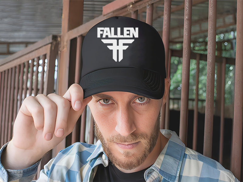 Gorra Fallen Moda Moderno Elegante Aesthetic Actualidad Negro Ajustable Fallen