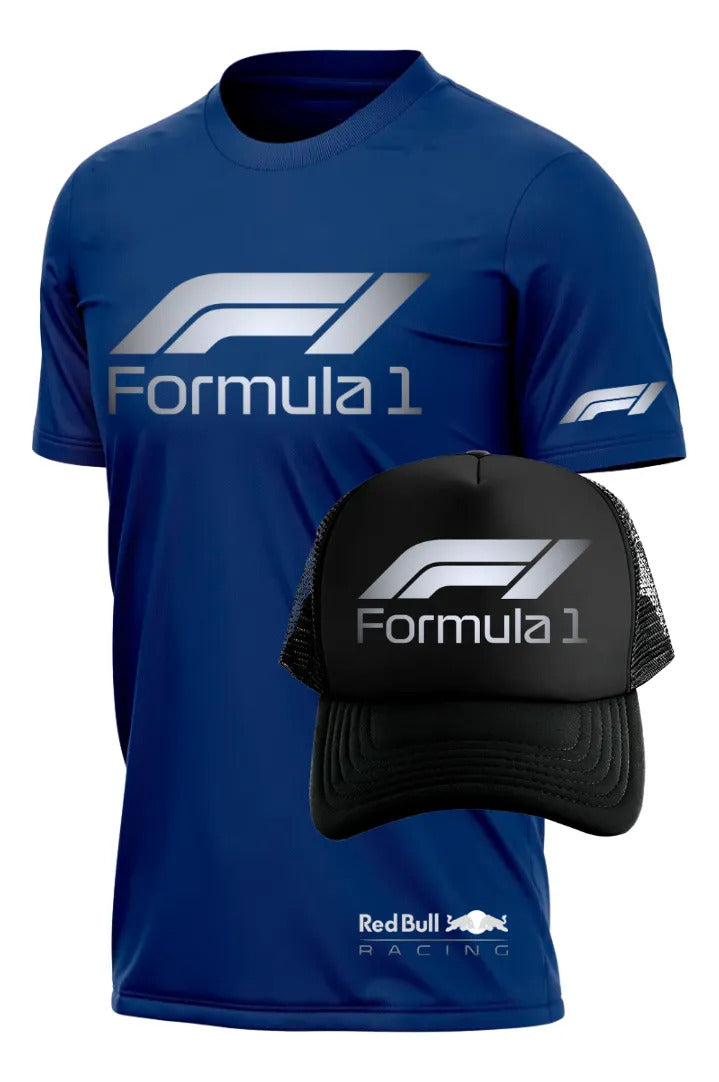 Playera Y Gorra Formula 1 F1 Red Bull Racing Autos