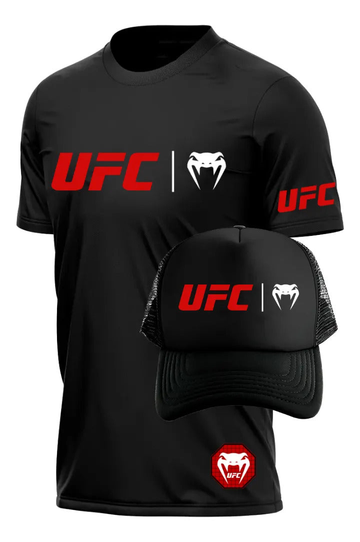 Playera Y Gorra Ufc Venum Mma Box Bjj
