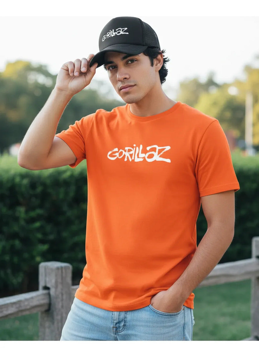 Playera Y Gorra Gorillaz Música Hip Hop Rock Pop Electrónica