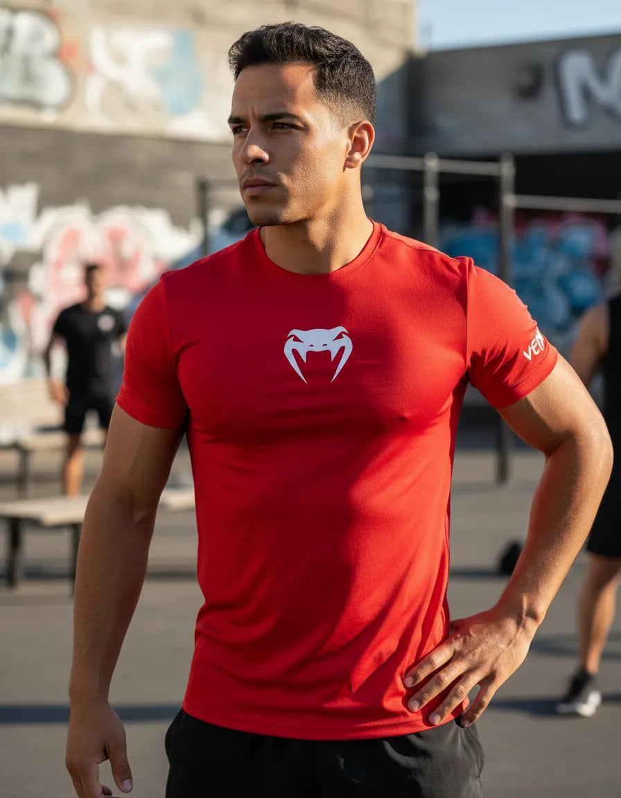 Ufc Playera Deportiva Venum Ufc Mma Box Muay Thai Kb Bjj Tkd