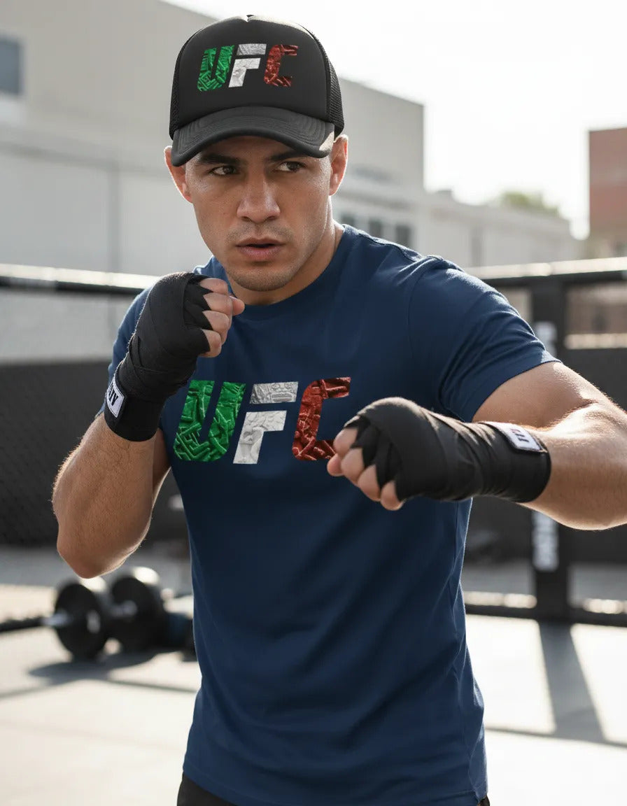 Playera Y Gorra Ufc Ultimate Fighter Championship Mma Box Jj