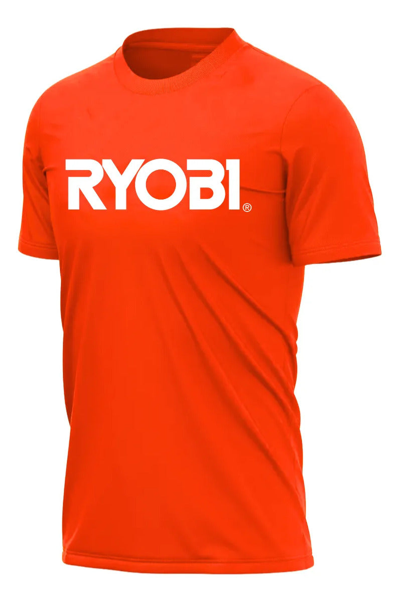 Playera Ryobi Herramientas Naranja Logo Ch