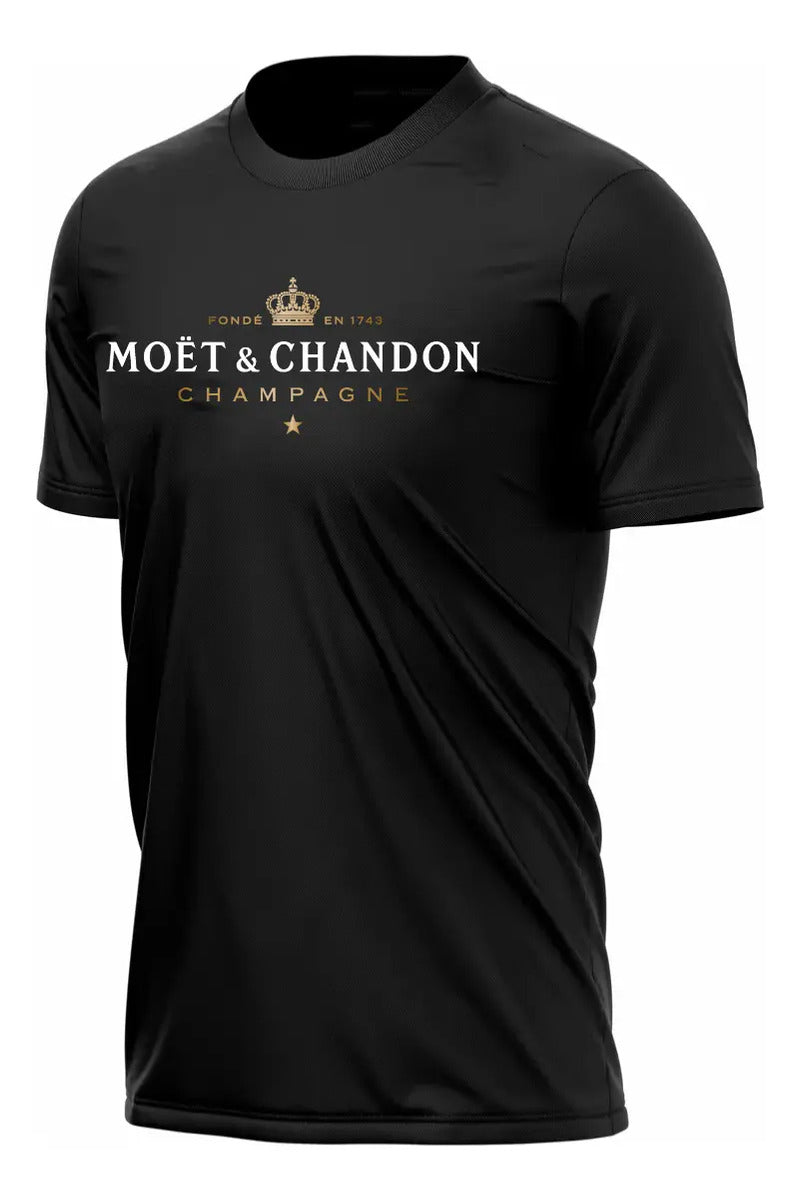 Playera Möet & Chandon Champagne Bebida Lujo Elegante Moda