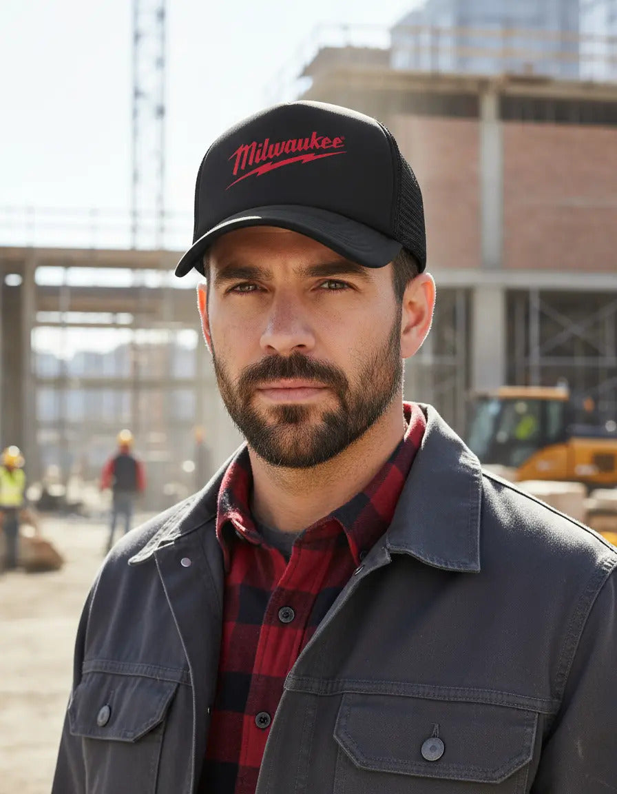 Gorra Milwaukee Herramientas Negro Ajustable Milwaukee
