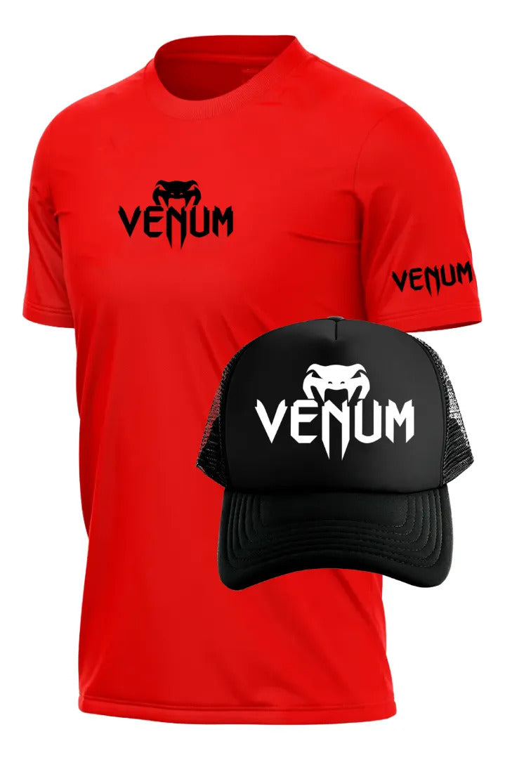 Ufc Playera Y Gorra Venum Ufc Mma Box Muay Thai Kick Boxing