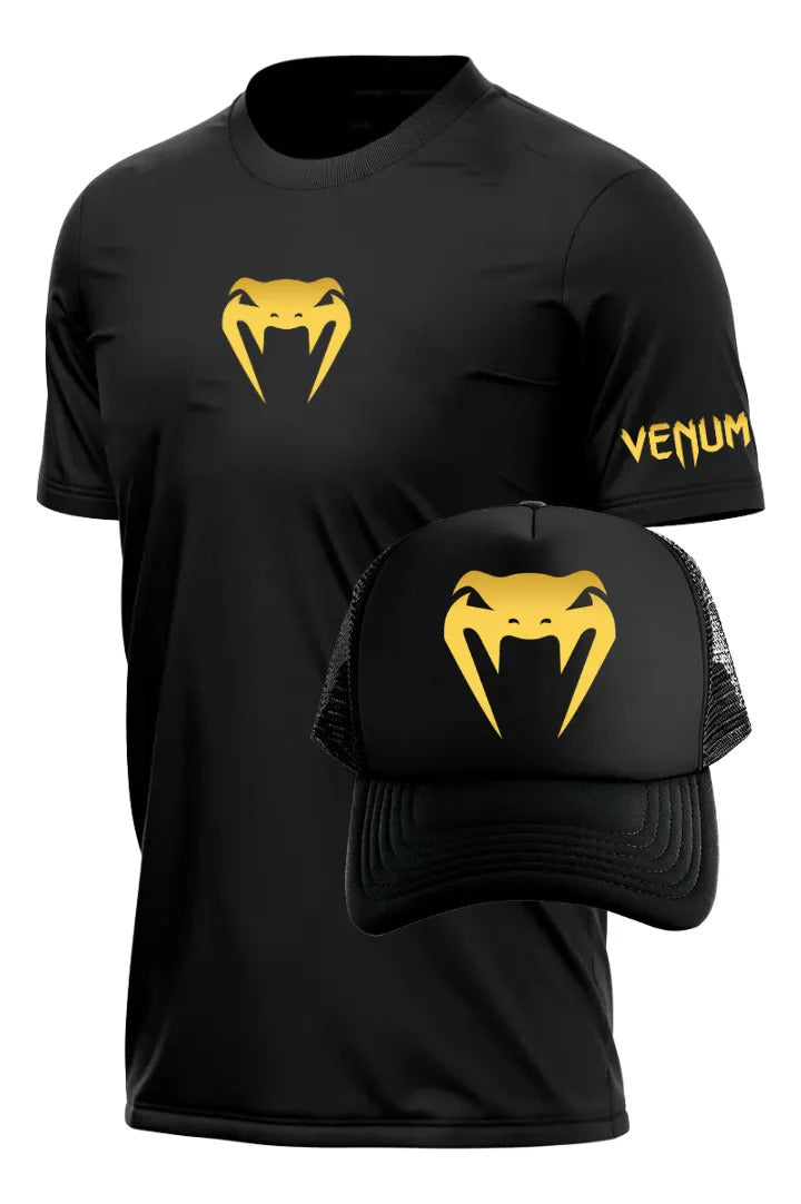 Ufc Playera Y Gorra Venum Ufc Mma Box Muay Thai Kick Boxing
