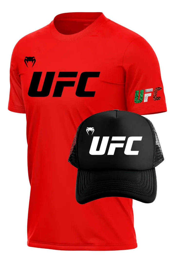 Ufc Playera Y Gorra Ufc Mma Box Muay Thai Kick Boxing Bjj