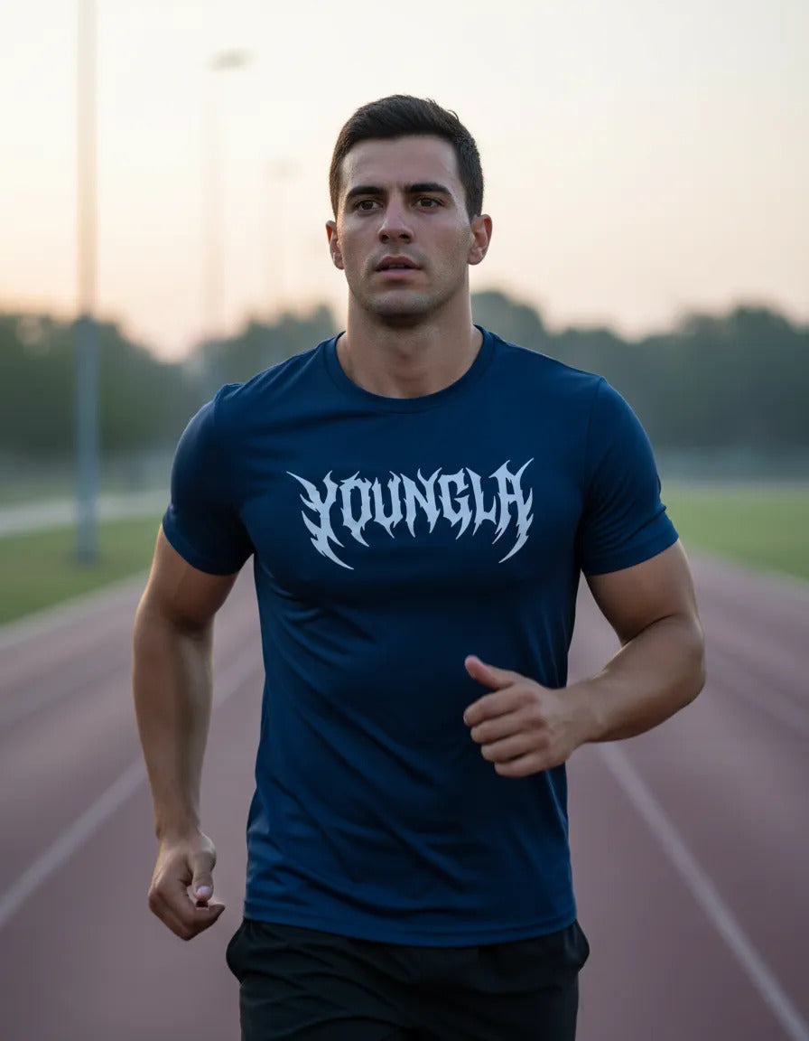 Playera Youngla Entrenamiento Fitness Gym Running Deportes