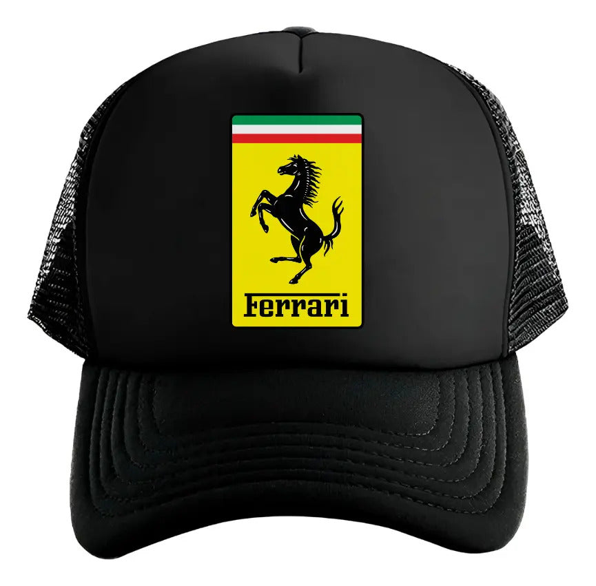 Gorra Trucker Ferrari Coche Vehículo Automóvil Automovilismo
