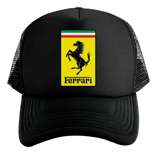 Gorra Trucker Ferrari Coche Vehículo Automóvil Automovilismo