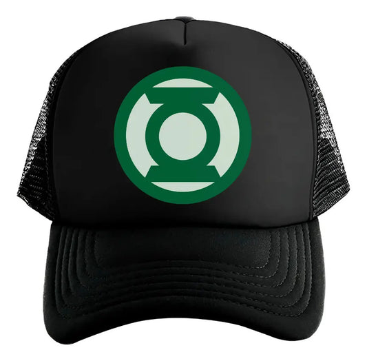 Gorra Linterna Verde Green Lantern Dc Comics Negro Ajustable Gl