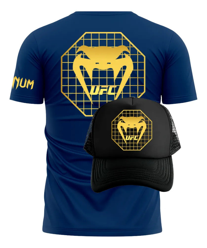Playera Y Gorra Ufc Venum Octa Mma Box Muay Thai Kick Bjj Kb