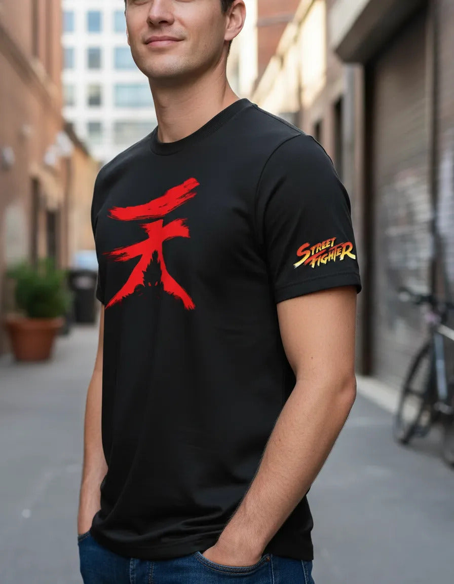 Playera Akuma Street Fighter Videojuegos Ps5 Xbox Pc Gamer
