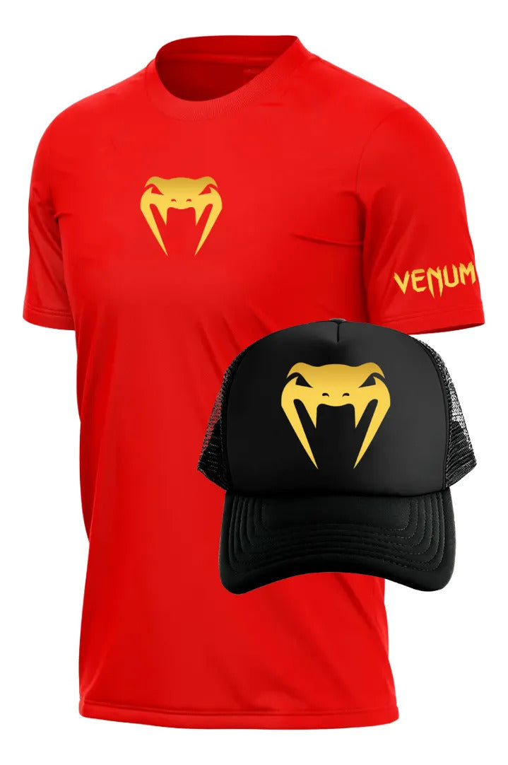 Ufc Playera Y Gorra Venum Ufc Mma Box Muay Thai Kick Boxing