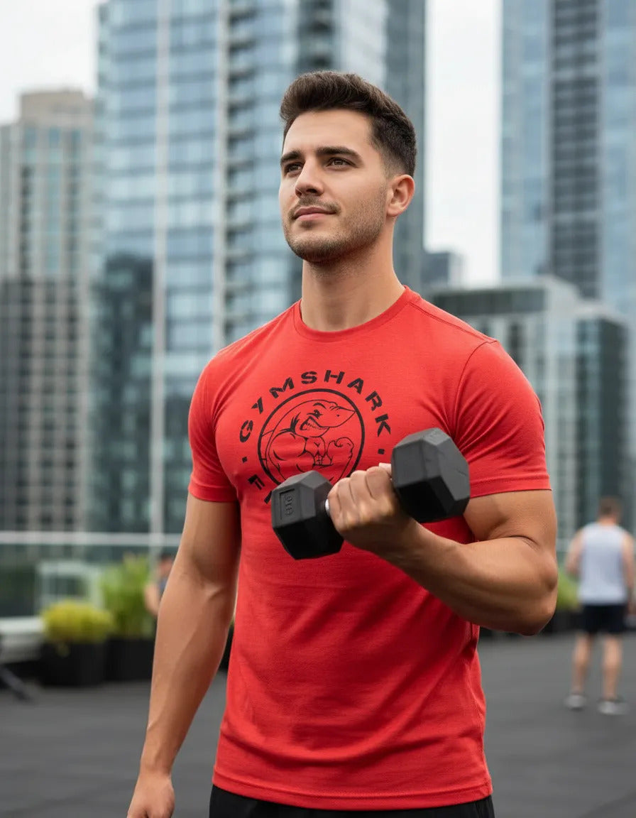 Playera Gym Shark Gym Fitness Running Deportes