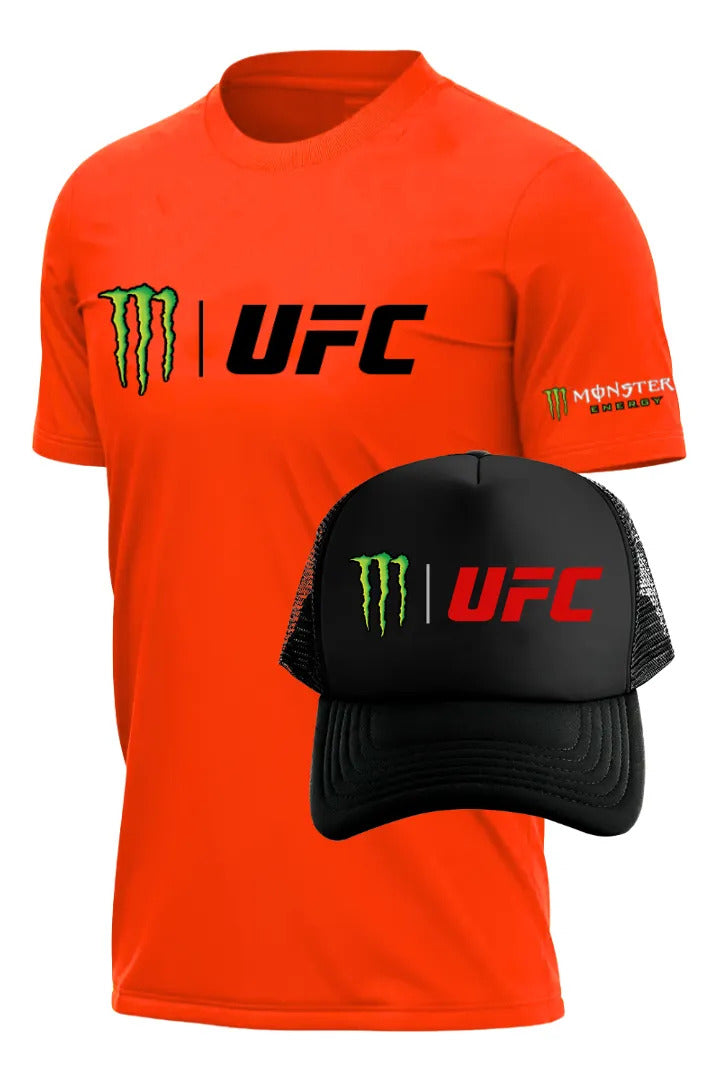 Playera Y Gorra Monster X Ufc