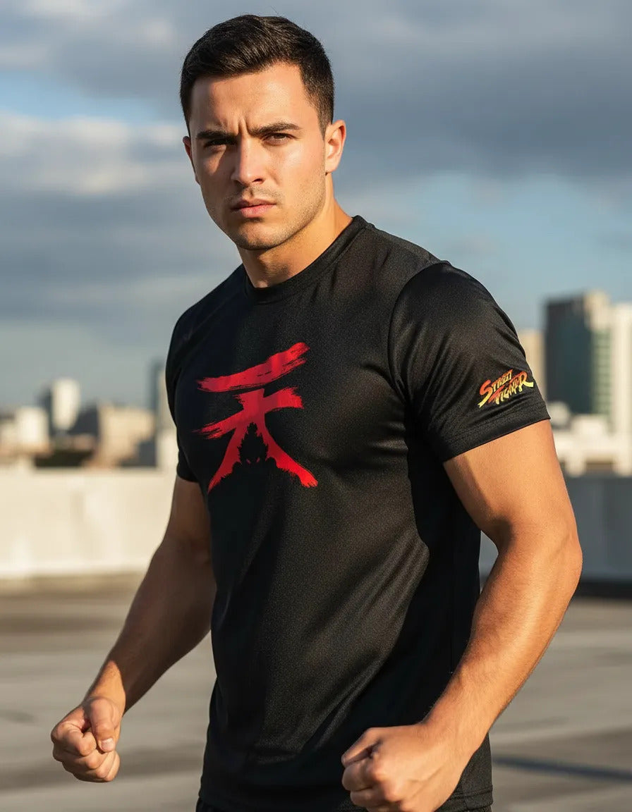 Playera Deportiva Akuma Street Fighter Videojuegos Ps5 Xbox