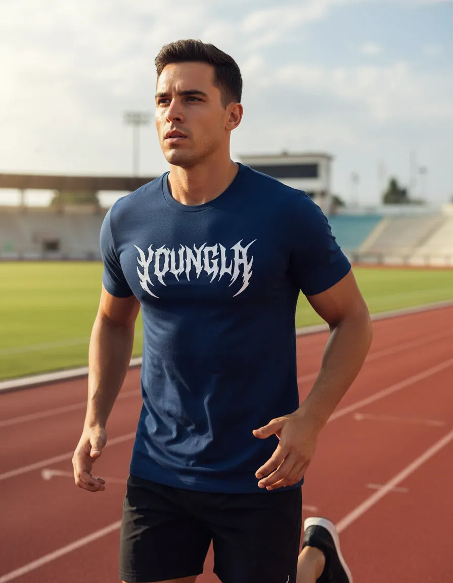 Playera Deportiva Youngla Entrenamiento Fitness Gym Running