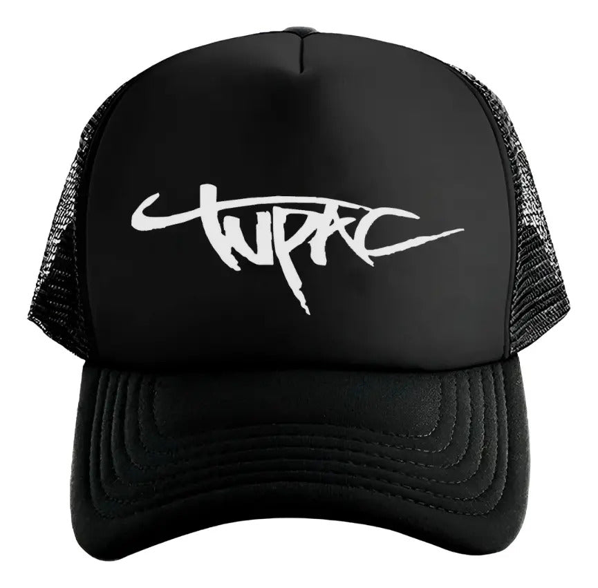 Gorra Trucker Tupac Música Hip Hop Rap Gangsta Negro Ajustable 2pac