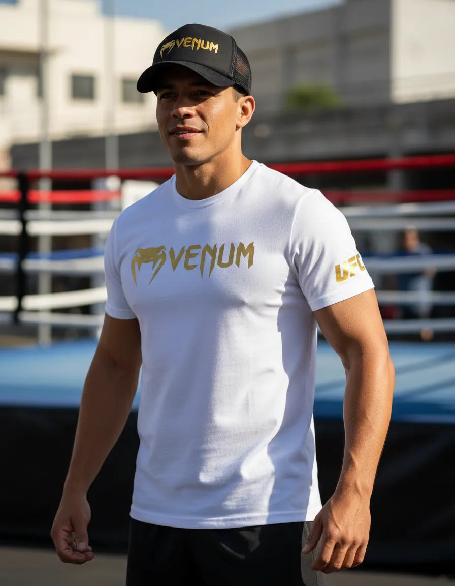 Playera Y Gorra Venum Ufc Classic Mma Box Muay Thai Kb Bjj