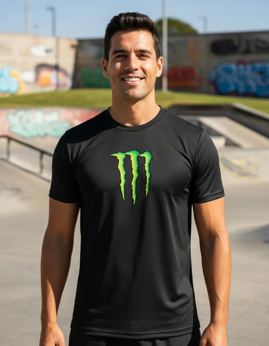 Playera Deportiva Monster Energ Ufc Mma Box F1 Fútbol Gaming