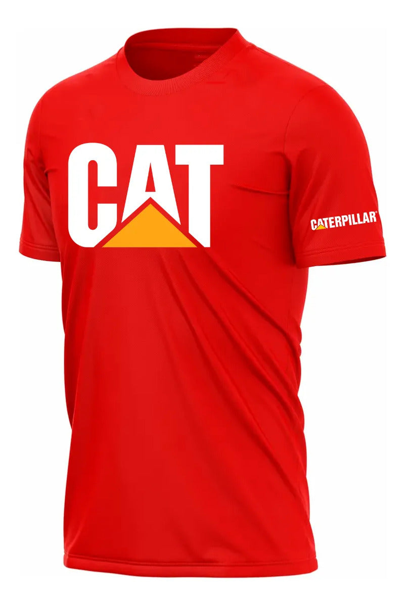 Playera Deportiva Caterpillar Maquinaria Construcción