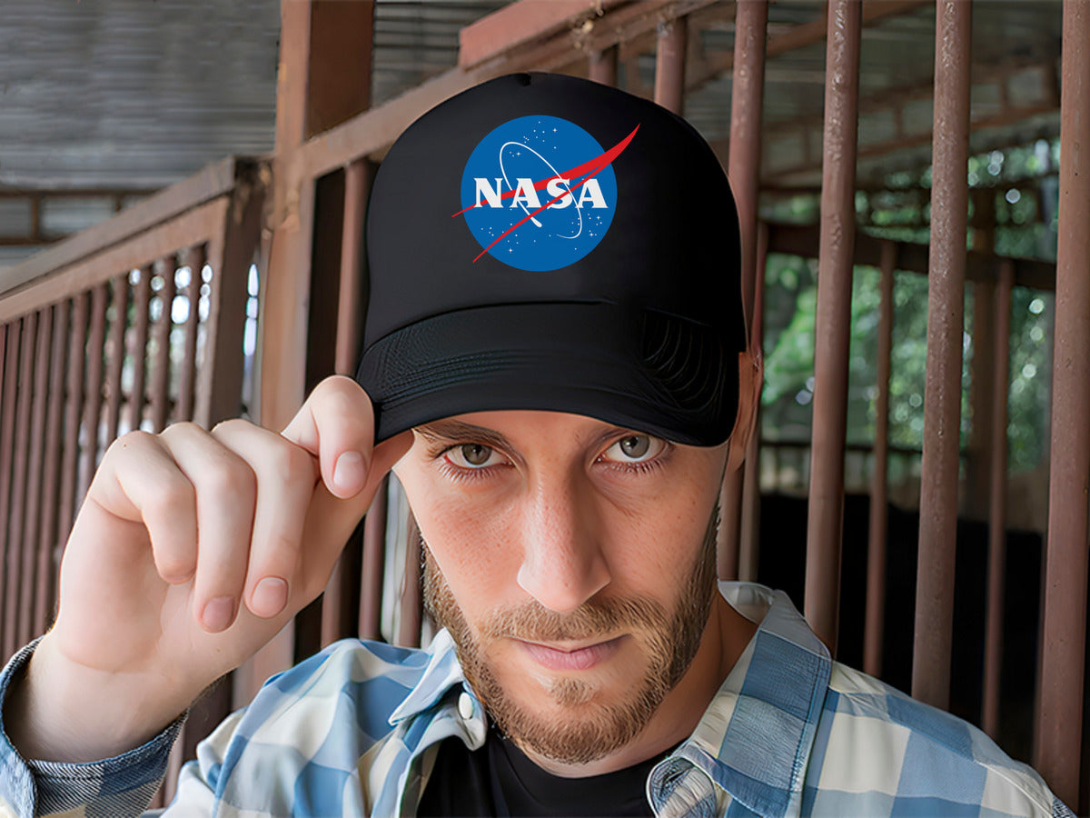 Gorra Nasa Negro Ajustable Nasa
